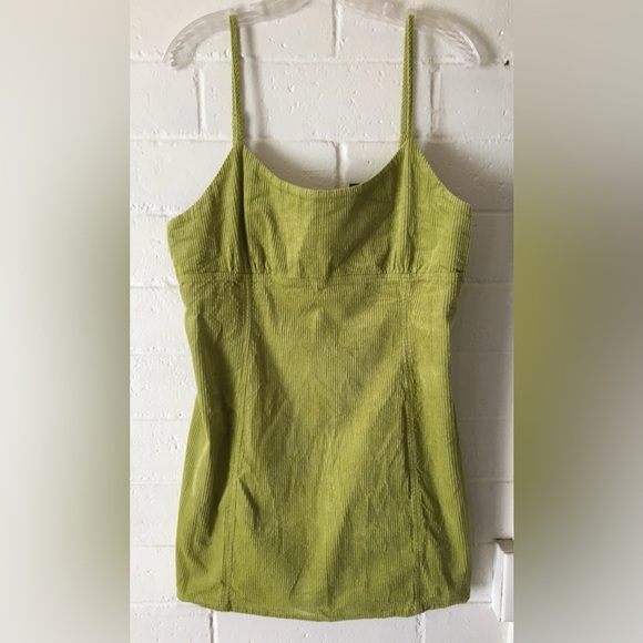 Wild Fable Lime Green Corduroy Mini Dress - Picture 12 of 12
